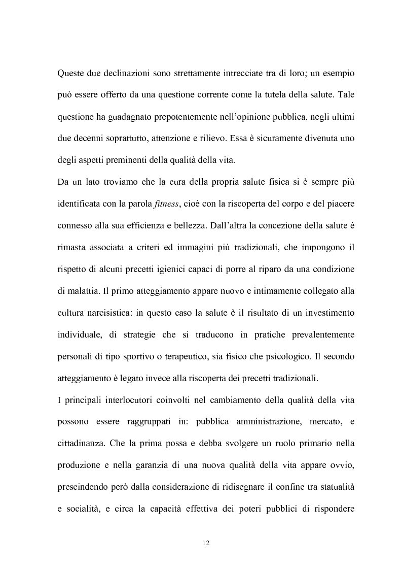 Anteprima della tesi: Promuovere la salute. Il caso del SEDES dell'Umbria, Pagina 12