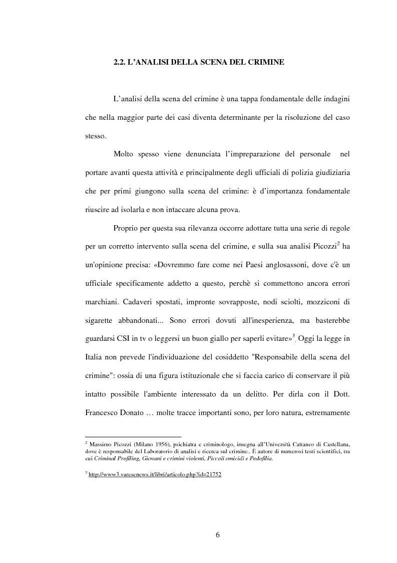 Anteprima della tesi: Il metodo del Criminal Profiling applicato ad un caso italiano: Donato Bilancia, Pagina 4