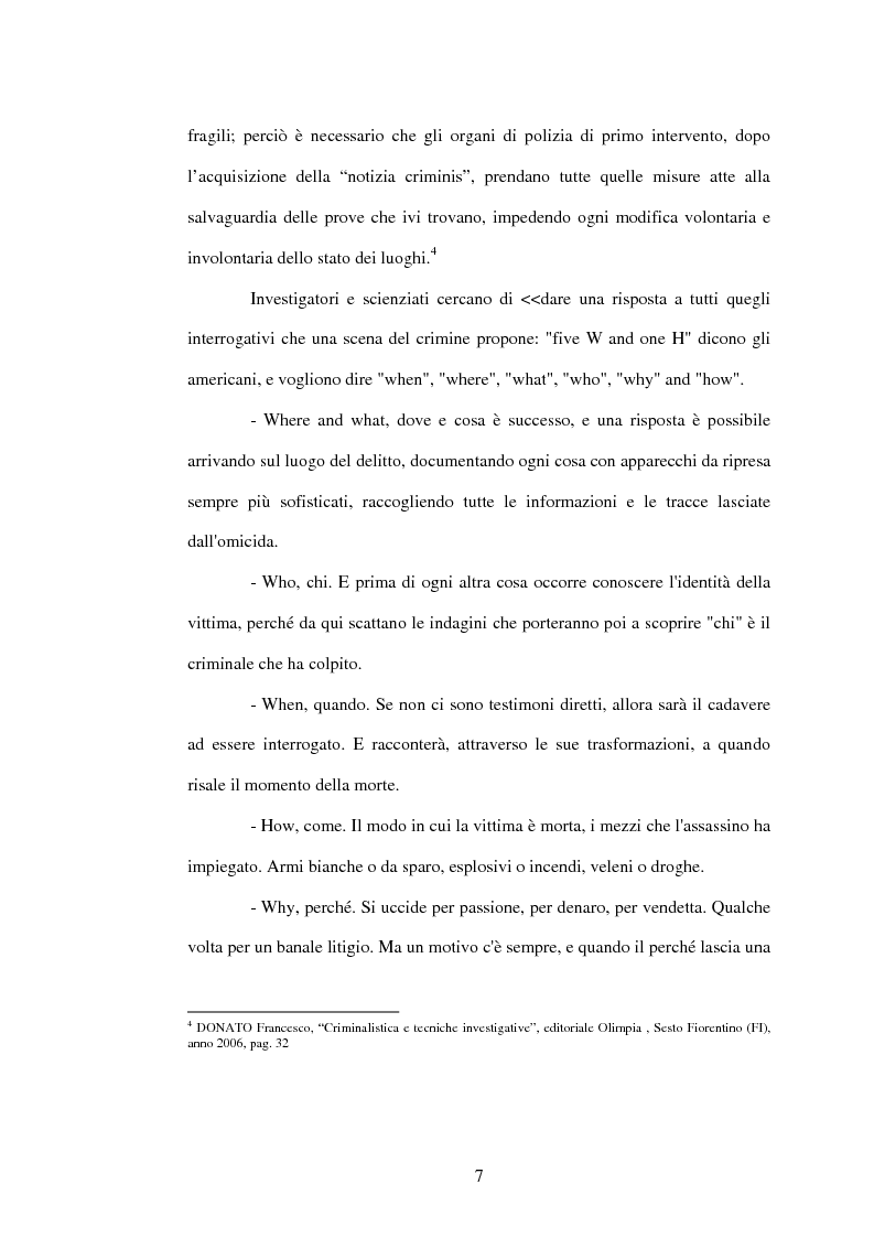 Anteprima della tesi: Il metodo del Criminal Profiling applicato ad un caso italiano: Donato Bilancia, Pagina 5