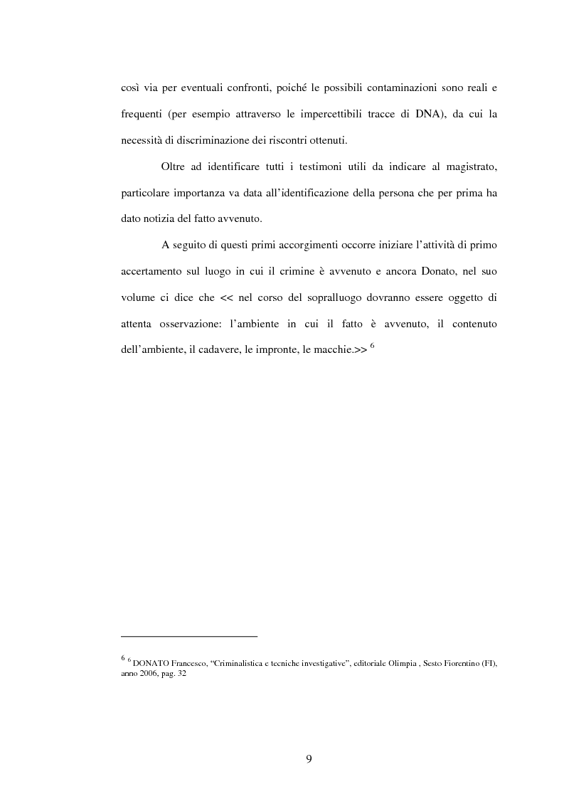 Anteprima della tesi: Il metodo del Criminal Profiling applicato ad un caso italiano: Donato Bilancia, Pagina 7