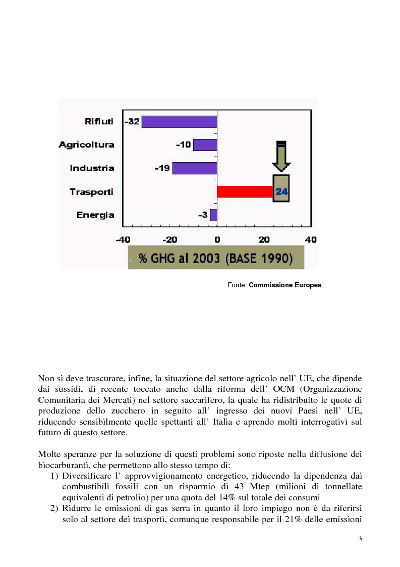 Anteprima della tesi: Ruolo e prospettive dei biocarburanti in Europa e Italia, Pagina 2