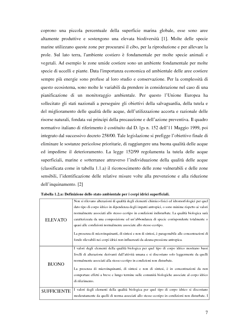 Anteprima della tesi: Misure di clorofilla in acque costiere con tecniche di remote sensing. Metodi di calibrazione., Pagina 4