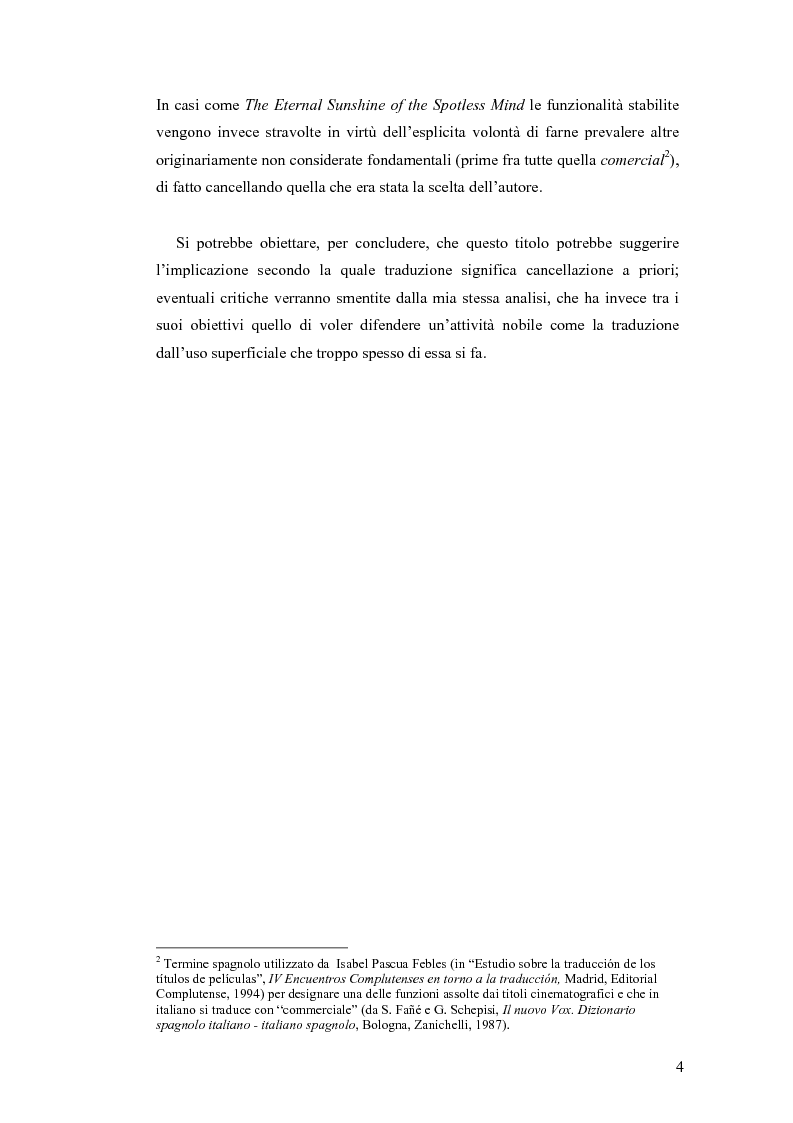 Anteprima della tesi: ''Se mi traduci mi cancelli'': traduzione italiana di titoli di film americani, Pagina 3
