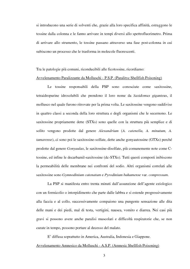 Anteprima della tesi: Presenza di dinoflagellate potenzialmente tossiche (Dinophysis spp. e Akashiwo sanguinea) nella Laguna di Orbetello, Pagina 3