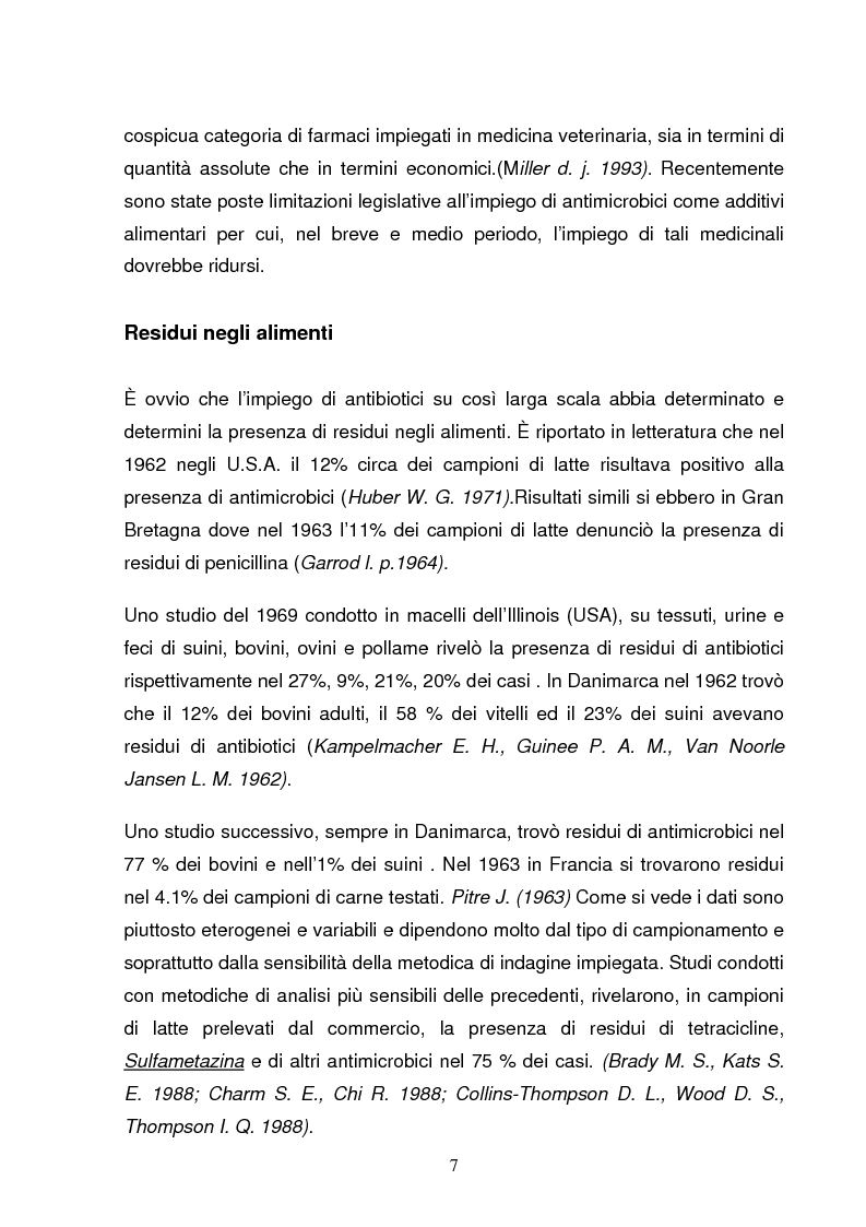 Anteprima della tesi: Utilizzo di zeoliti per l'adsorbimento e la degradazione di antibiotici (sulfamidici) finalizzato al trattamento delle acque, Pagina 7