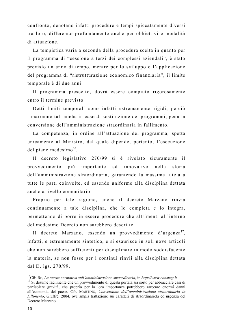 Anteprima della tesi: La risoluzione dell'insolvenza nelle grandissime imprese, Pagina 8