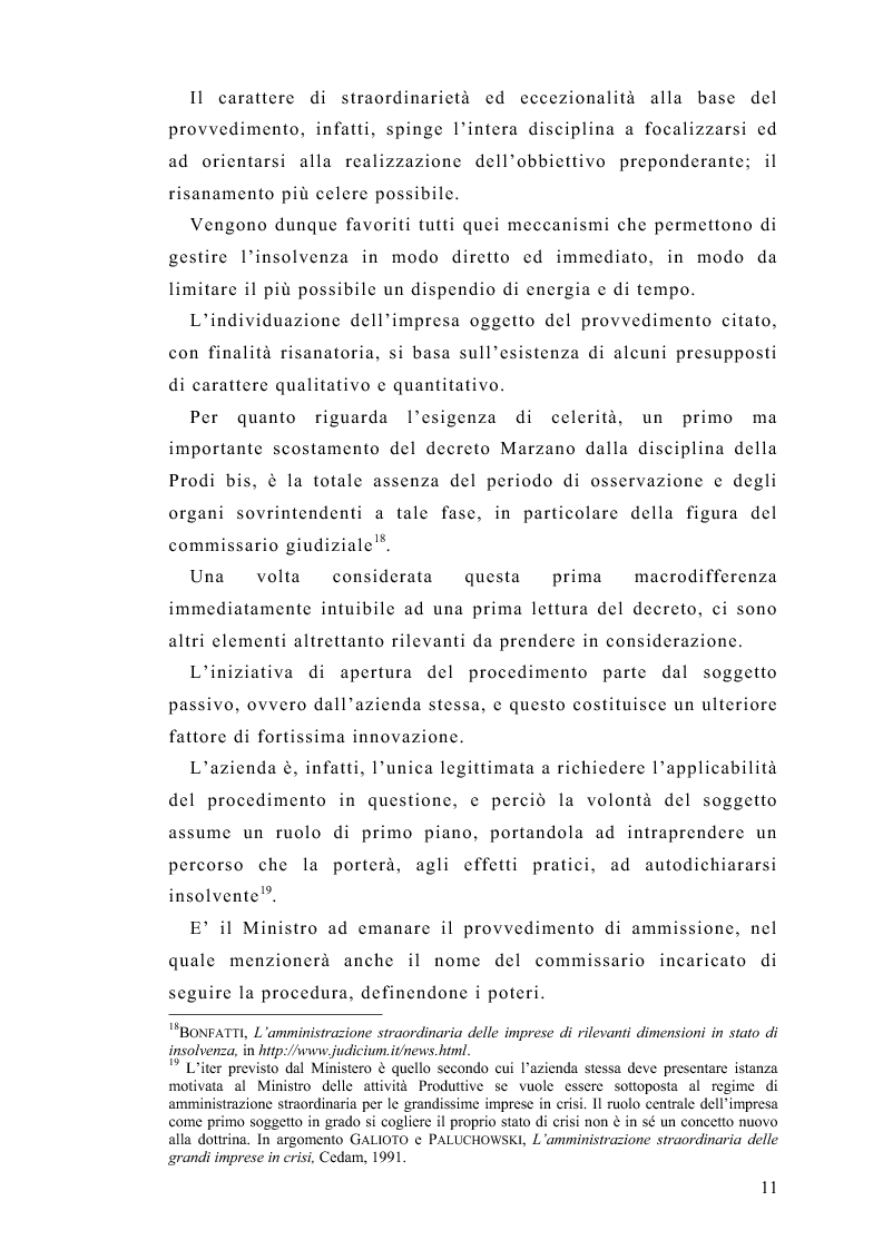 Anteprima della tesi: La risoluzione dell'insolvenza nelle grandissime imprese, Pagina 9
