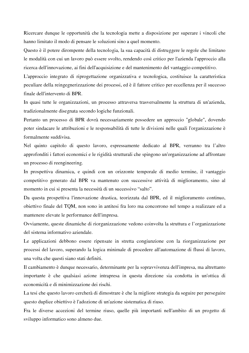Anteprima della tesi: Valutazioni e tecniche economiche per progetti di downsizing di sistemi informativi aziendali, Pagina 4