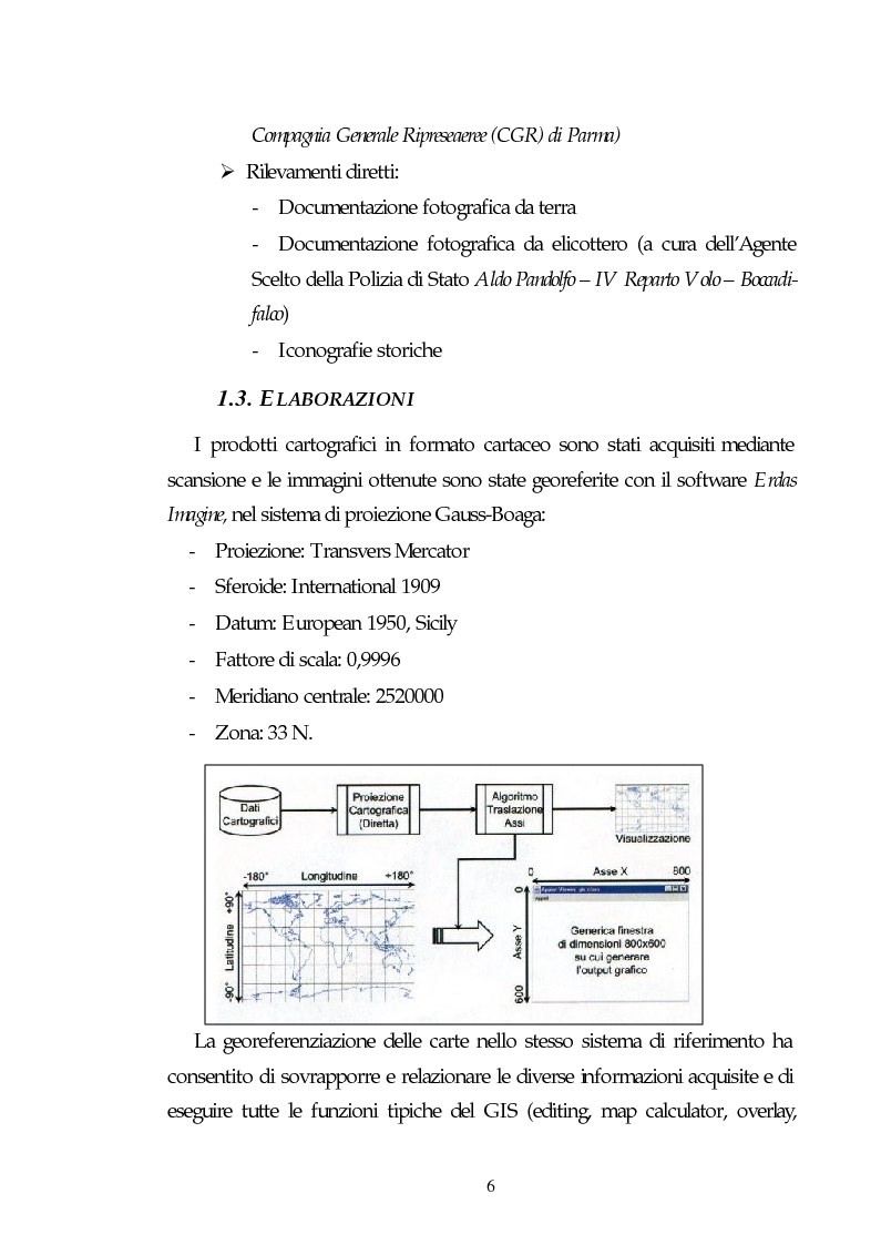 Anteprima della tesi: Sistema Informativo Territoriale finalizzato alla progettazione del piano di fruizione di una Riserva N.O. Applicazione al caso di Montepellegrino e parco della Favorita, Pagina 9