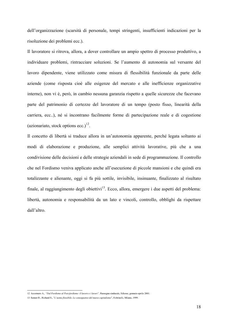 Anteprima della tesi: Gestione della qualità ed empowerment tra approccio mainstream e visione critica, Pagina 13