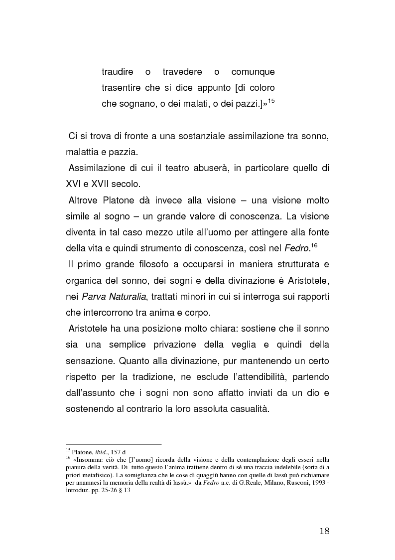 Anteprima della tesi: Il sogno nel teatro barocco, Pagina 14