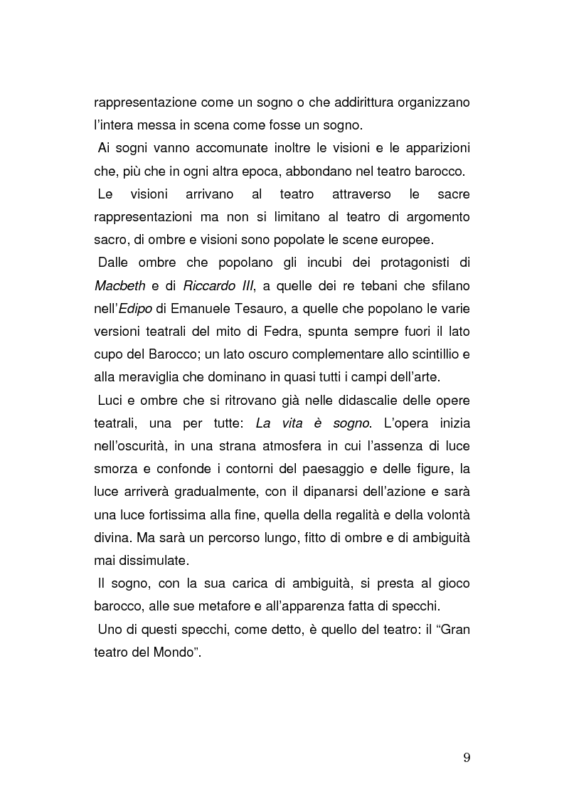 Anteprima della tesi: Il sogno nel teatro barocco, Pagina 5