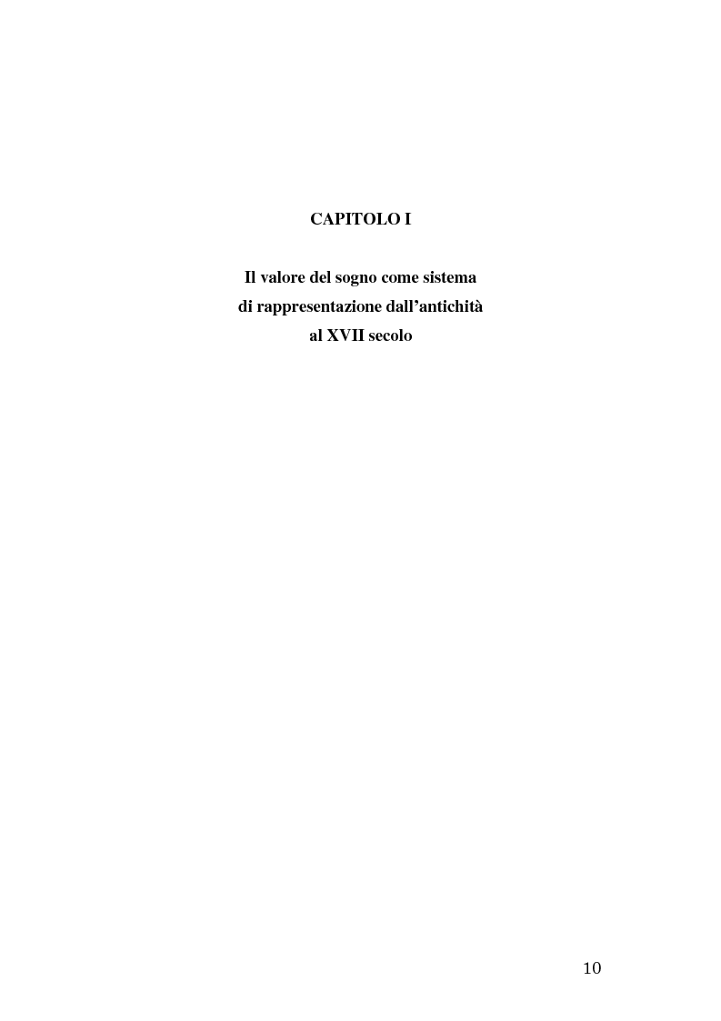 Anteprima della tesi: Il sogno nel teatro barocco, Pagina 6