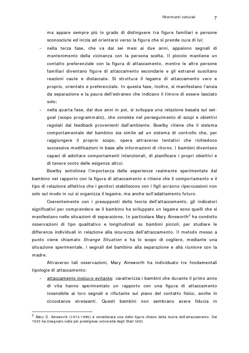 Anteprima della tesi: Vola solo chi osa farlo. Comunità per minori: come rafforzare la capacità di resilienza dei bambini attraverso le fiabe, Pagina 7