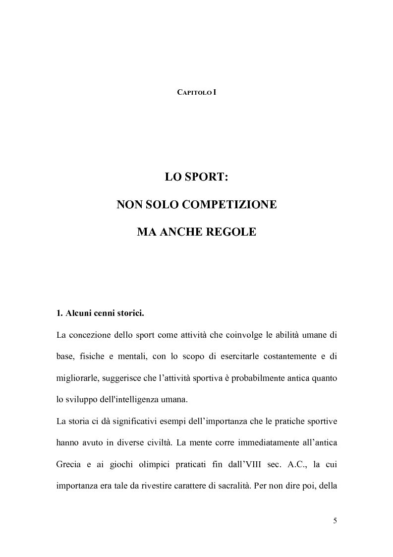Anteprima della tesi: L'attività sportiva violenta, Pagina 5
