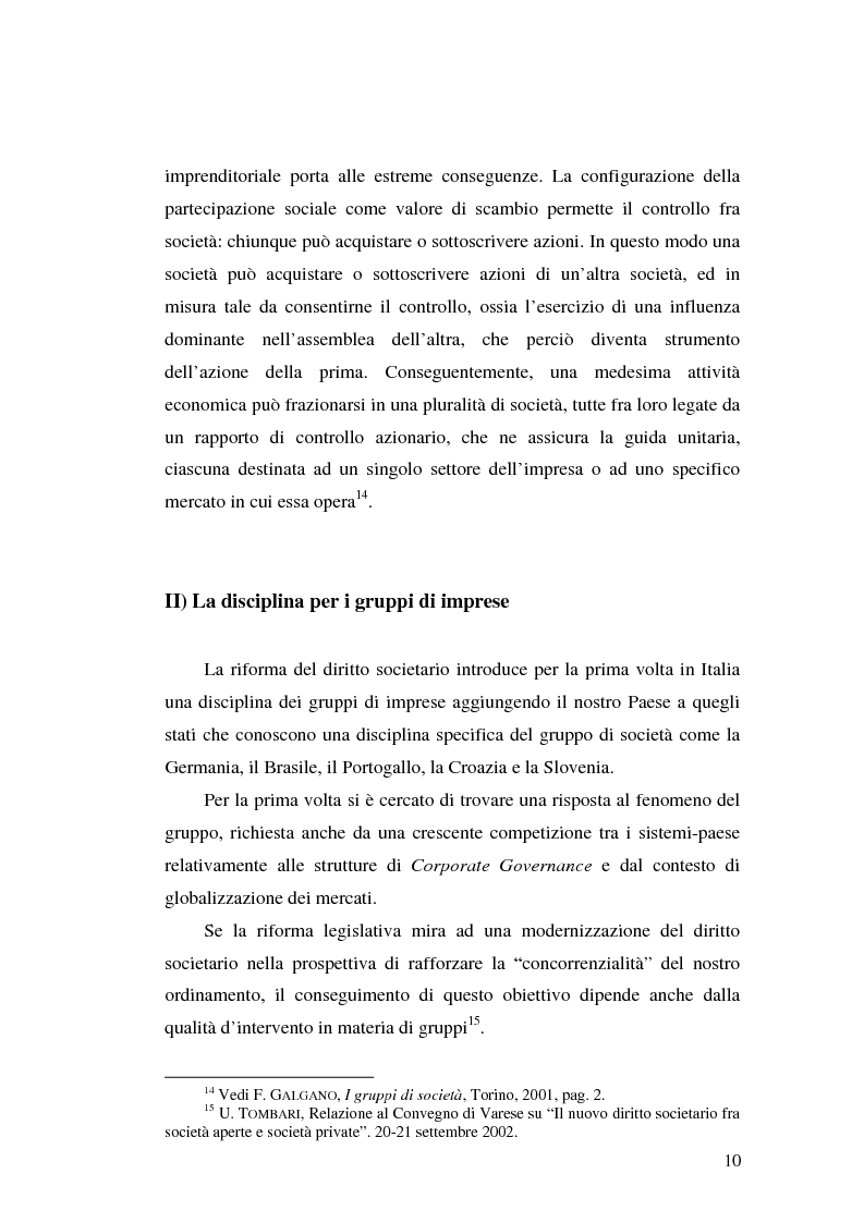 Anteprima della tesi: I gruppi di società, Pagina 6