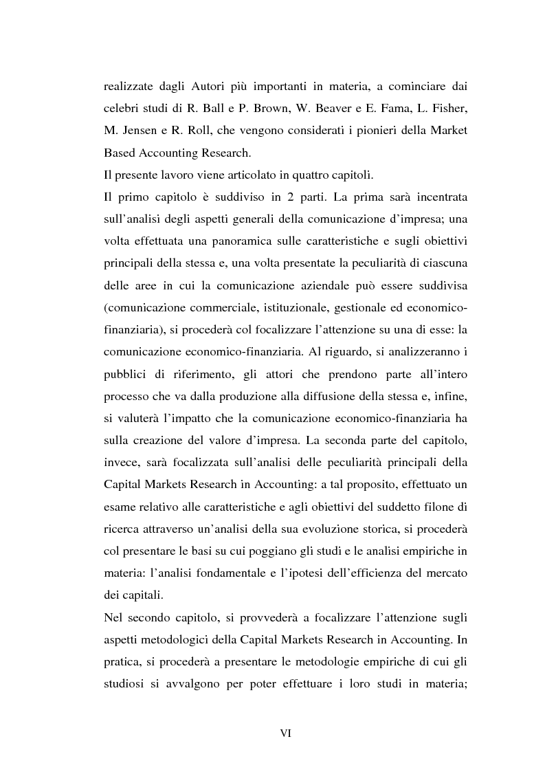Anteprima della tesi: La Capital markets research negli studi di Accounting Theory, Pagina 3