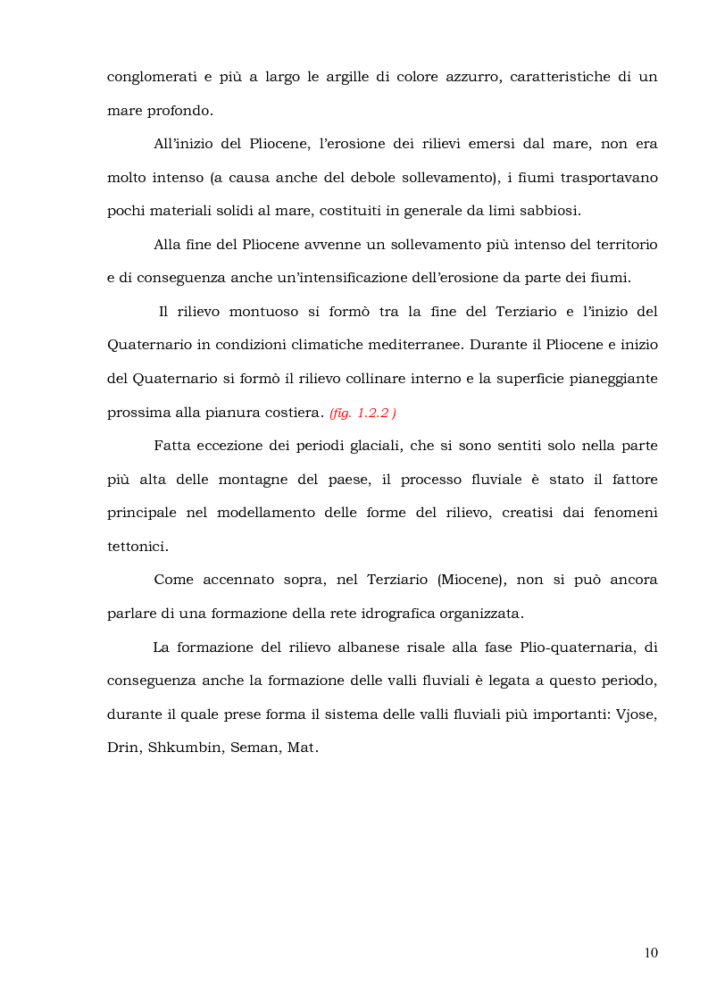 Anteprima della tesi: Il delta del fiume Vjose: espressione fisico-umana in rapida evoluzione (Albania meridionale), Pagina 6