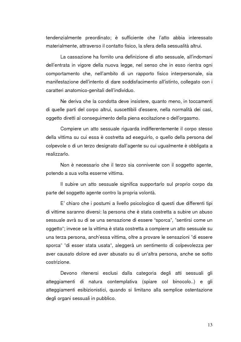Anteprima della tesi: Assistenza infermieristica alle vittime di abusi, Pagina 13