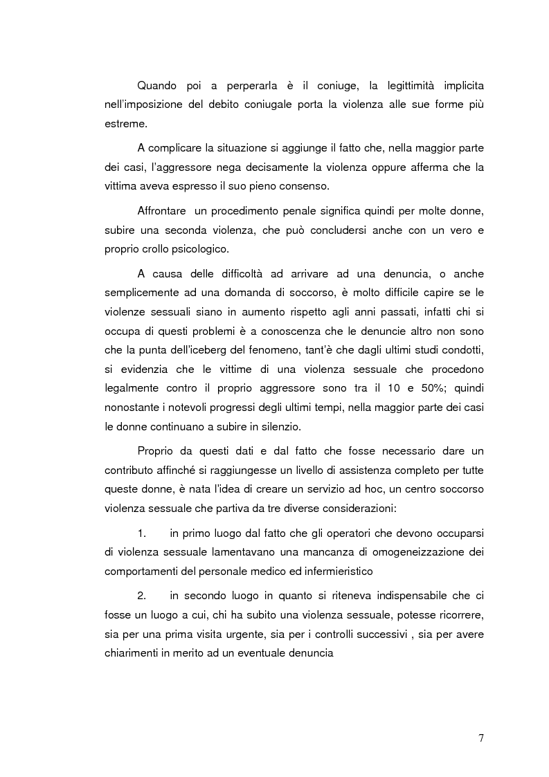 Anteprima della tesi: Assistenza infermieristica alle vittime di abusi, Pagina 7