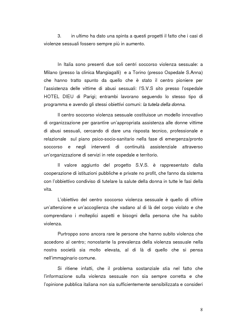 Anteprima della tesi: Assistenza infermieristica alle vittime di abusi, Pagina 8