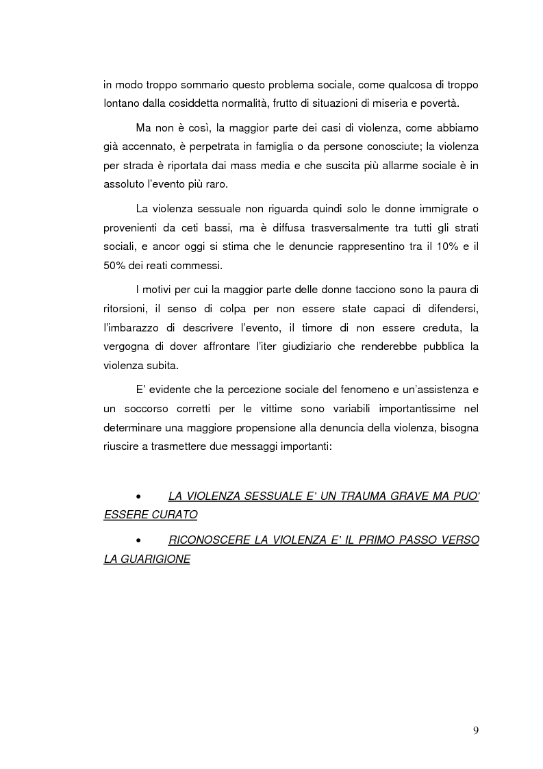 Anteprima della tesi: Assistenza infermieristica alle vittime di abusi, Pagina 9