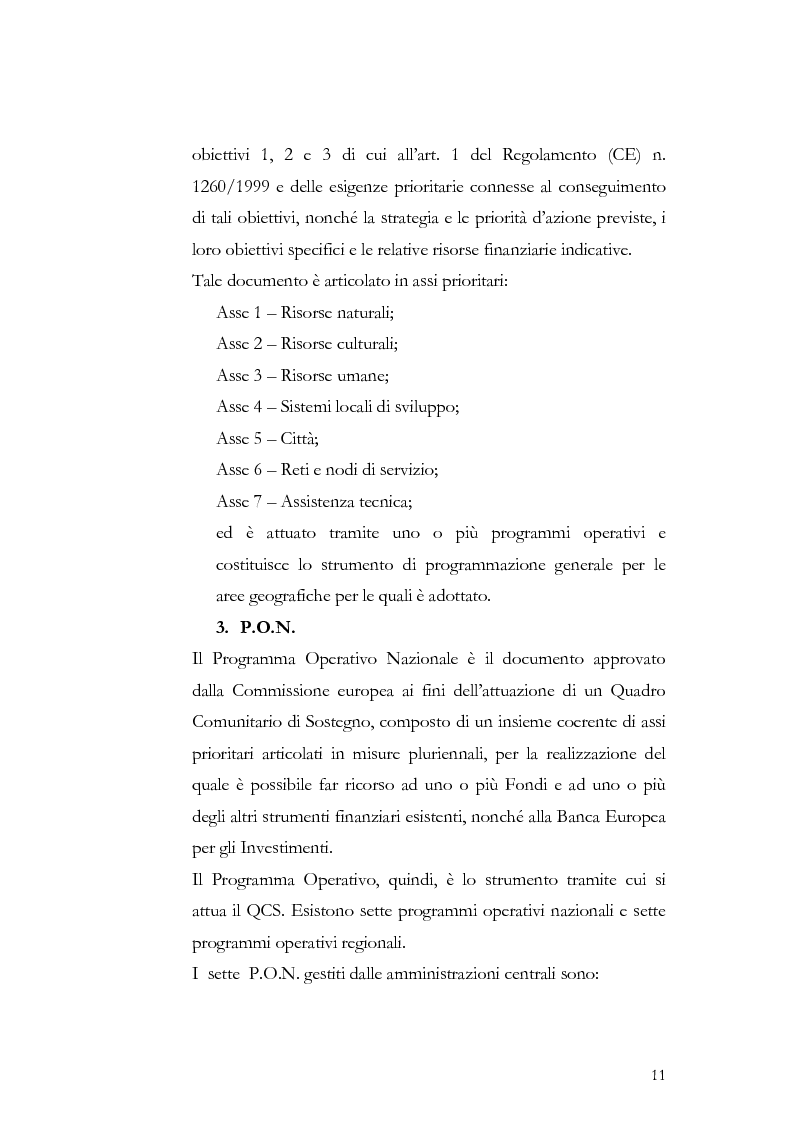 Anteprima della tesi: Programma Operativo Nazionale Trasporti nel Programma Operativo Nazionale Trasporti 2000-2006, Pagina 8