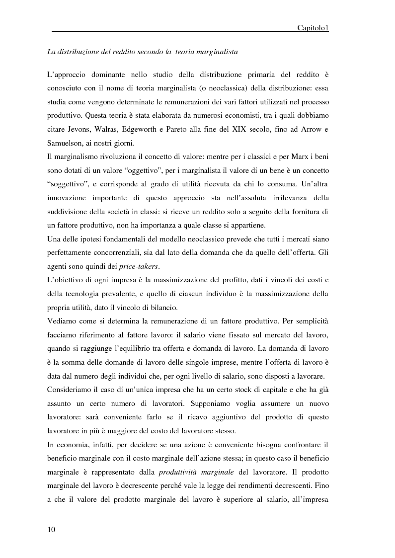Anteprima della tesi: Misure di disuguaglianza e povertà: un'analisi empirica per il caso italiano, Pagina 10