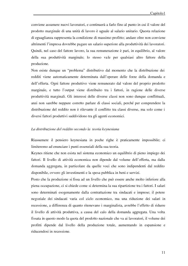 Anteprima della tesi: Misure di disuguaglianza e povertà: un'analisi empirica per il caso italiano, Pagina 11