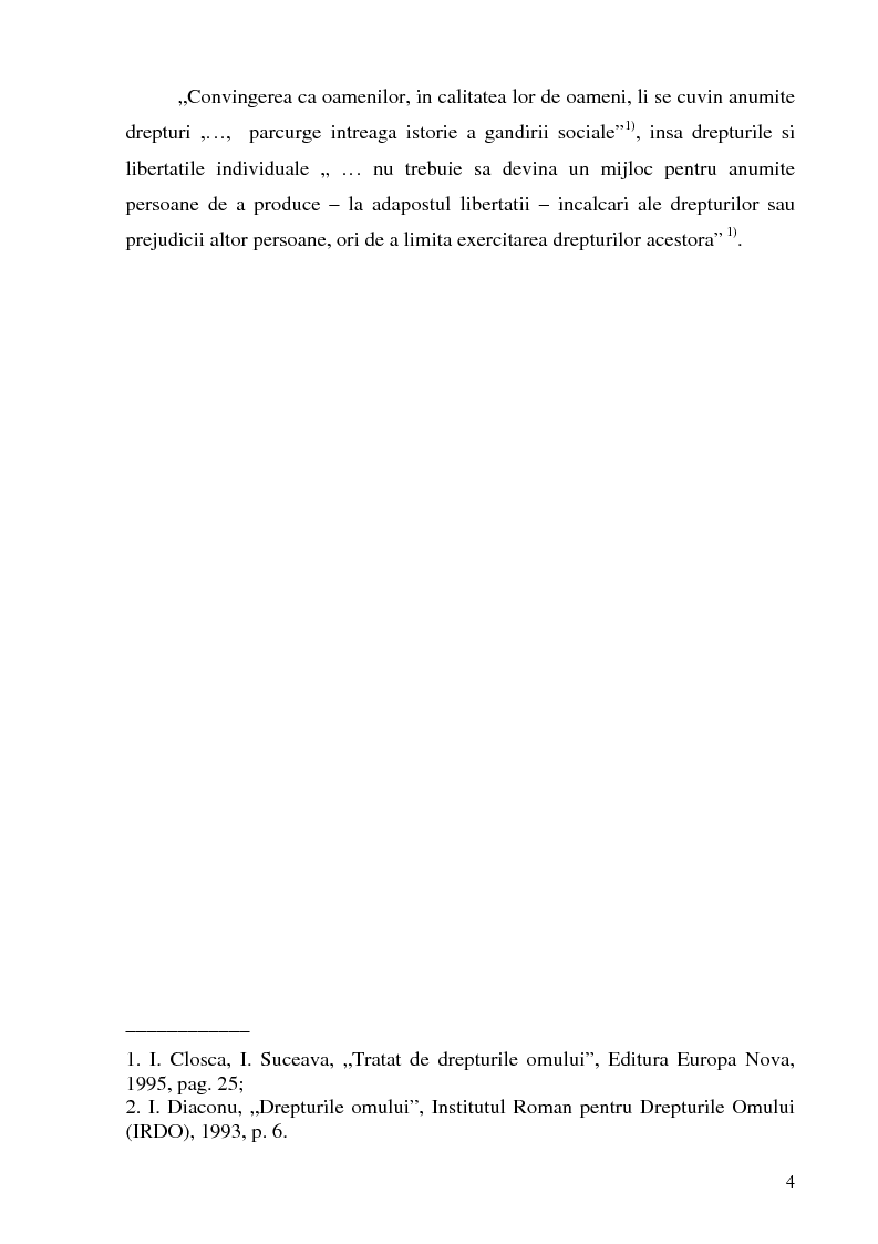 Anteprima della tesi: Respectarea drepturilor omului in justitie si administratie in Romania, Pagina 2