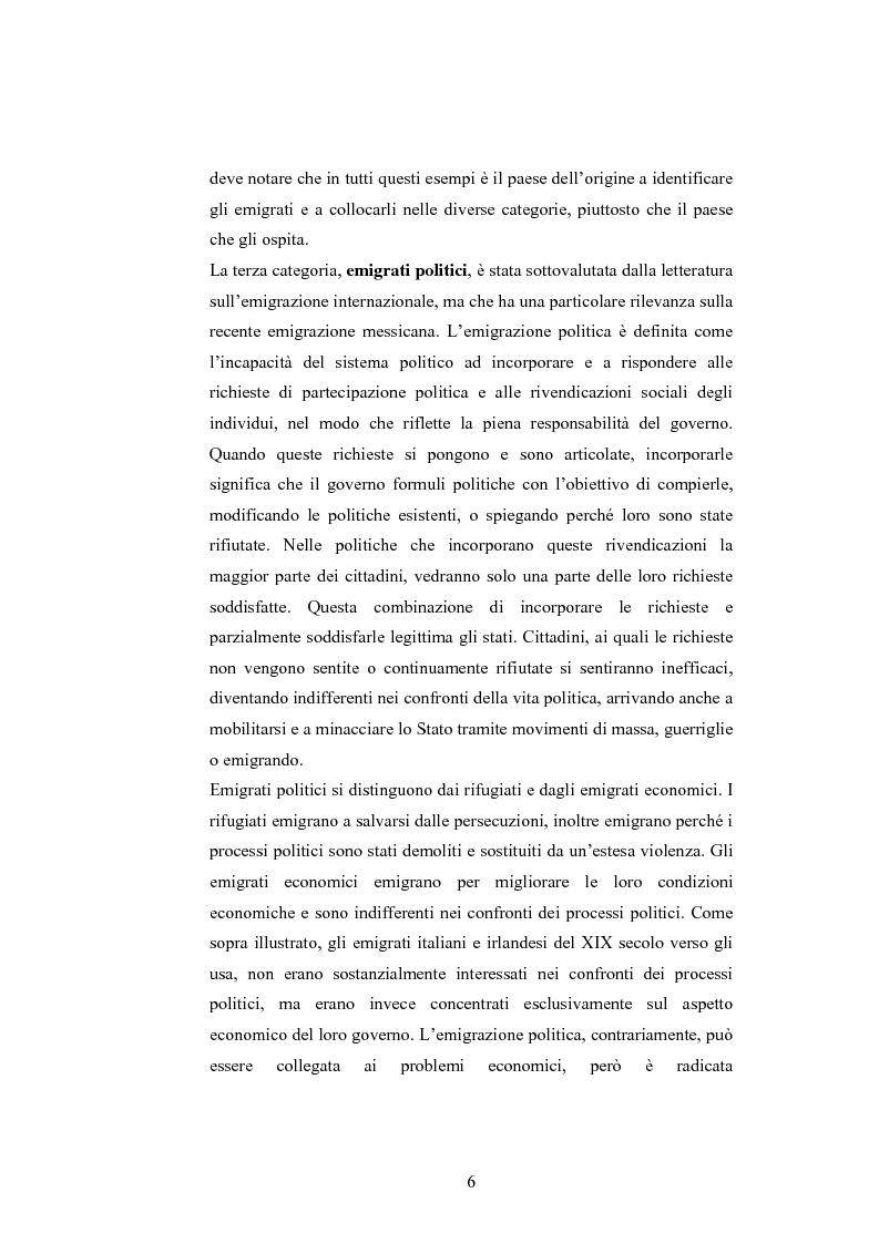 Anteprima della tesi: Immigrazione e Diritti Umani: Messico, Pagina 4