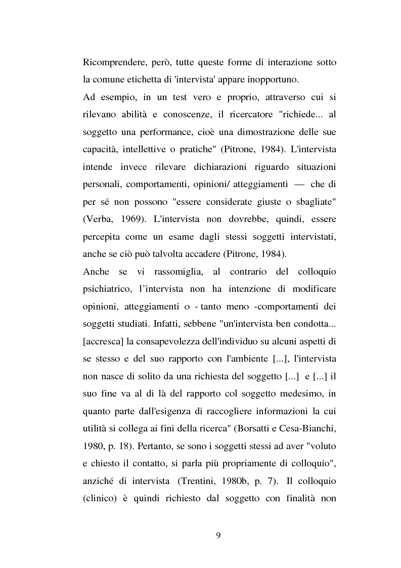 Anteprima della tesi: L'intervistatore telefonico e gli errori nelle domande, Pagina 5