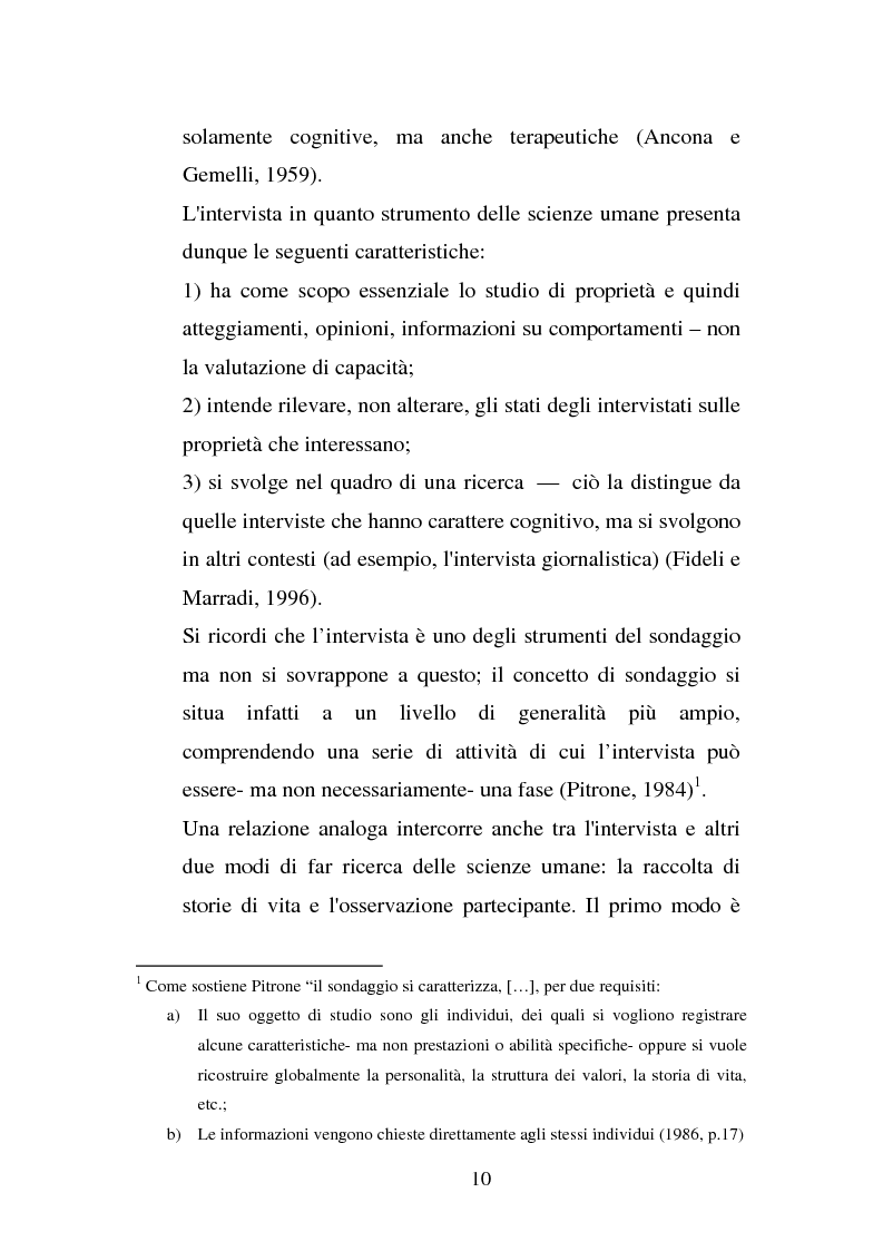 Anteprima della tesi: L'intervistatore telefonico e gli errori nelle domande, Pagina 6