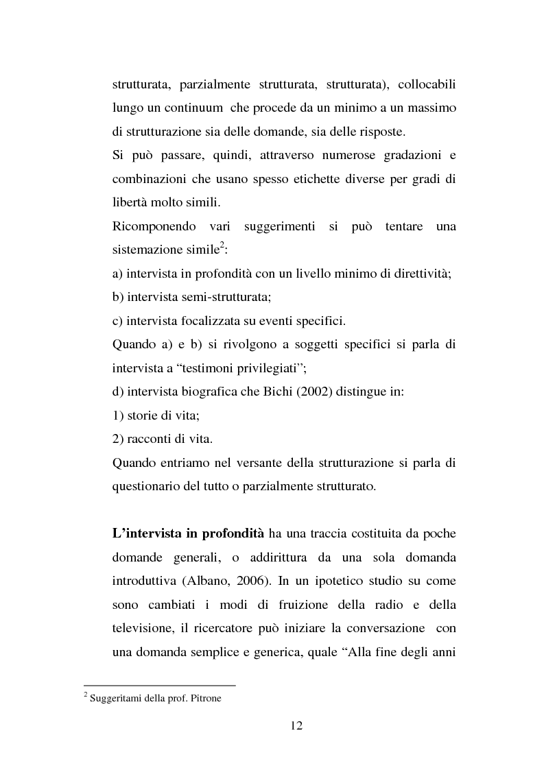Anteprima della tesi: L'intervistatore telefonico e gli errori nelle domande, Pagina 8