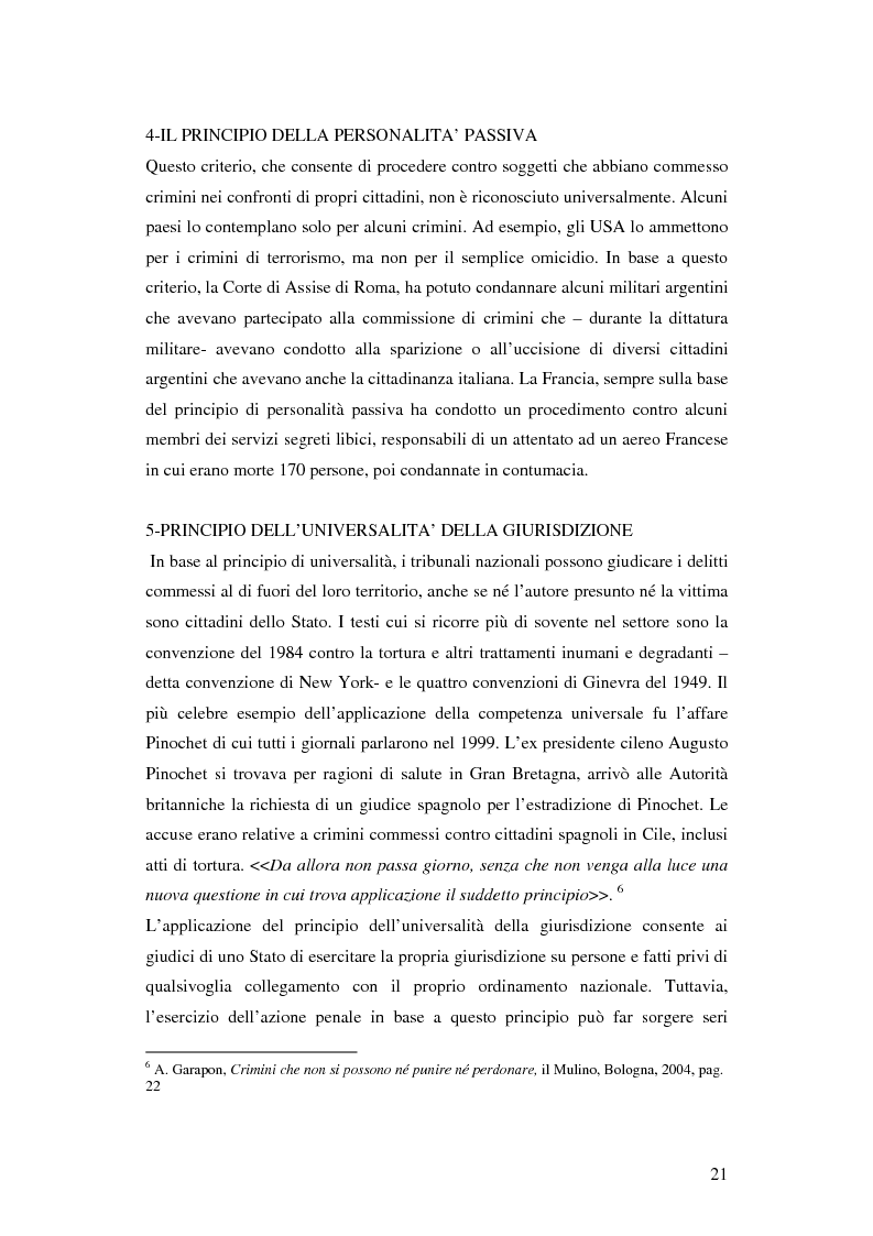 Anteprima della tesi: La giurisdizione internazionale ''dai tribunali ad hoc alla corte penale internazionale'', Pagina 13