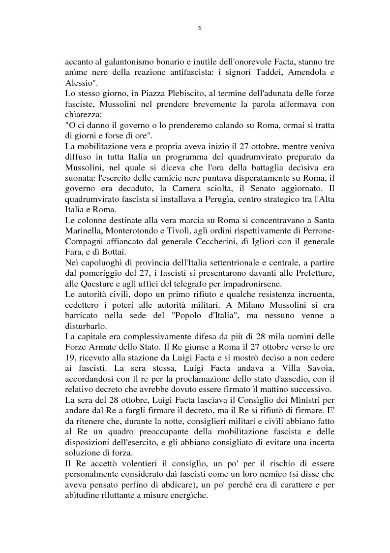 Anteprima della tesi: Il gran consiglio del fascismo sotto l'aspetto politico - giuridico, Pagina 6