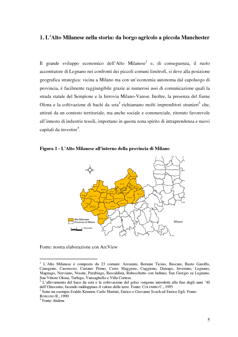 Anteprima della tesi: I movimenti migratori nell'Alto Milanese dal XIX al XXI secolo: uno sguardo d'insieme, Pagina 3