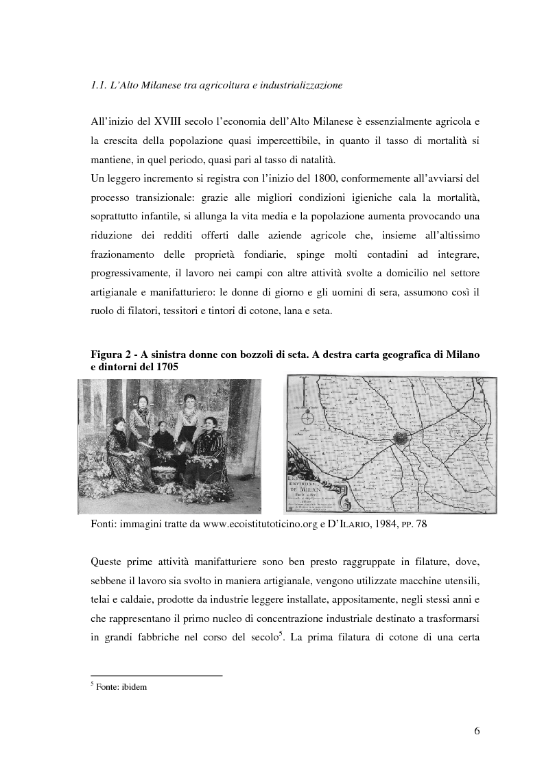 Anteprima della tesi: I movimenti migratori nell'Alto Milanese dal XIX al XXI secolo: uno sguardo d'insieme, Pagina 4