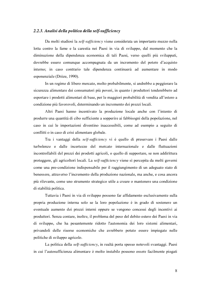 Anteprima della tesi: La sicurezza alimentare in Bangladesh con particolare riferimento all'alluvione del 1998, Pagina 8