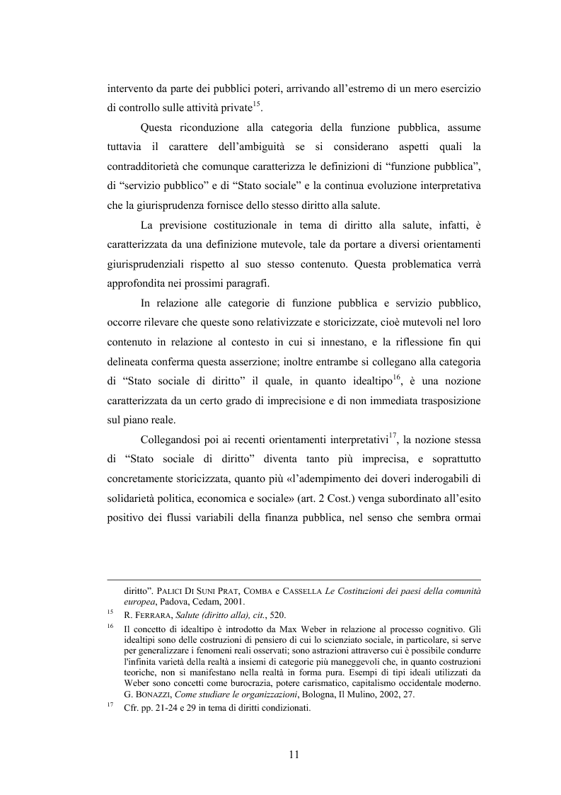 Anteprima della tesi: L’organizzazione delle aziende sanitarie, Pagina 7