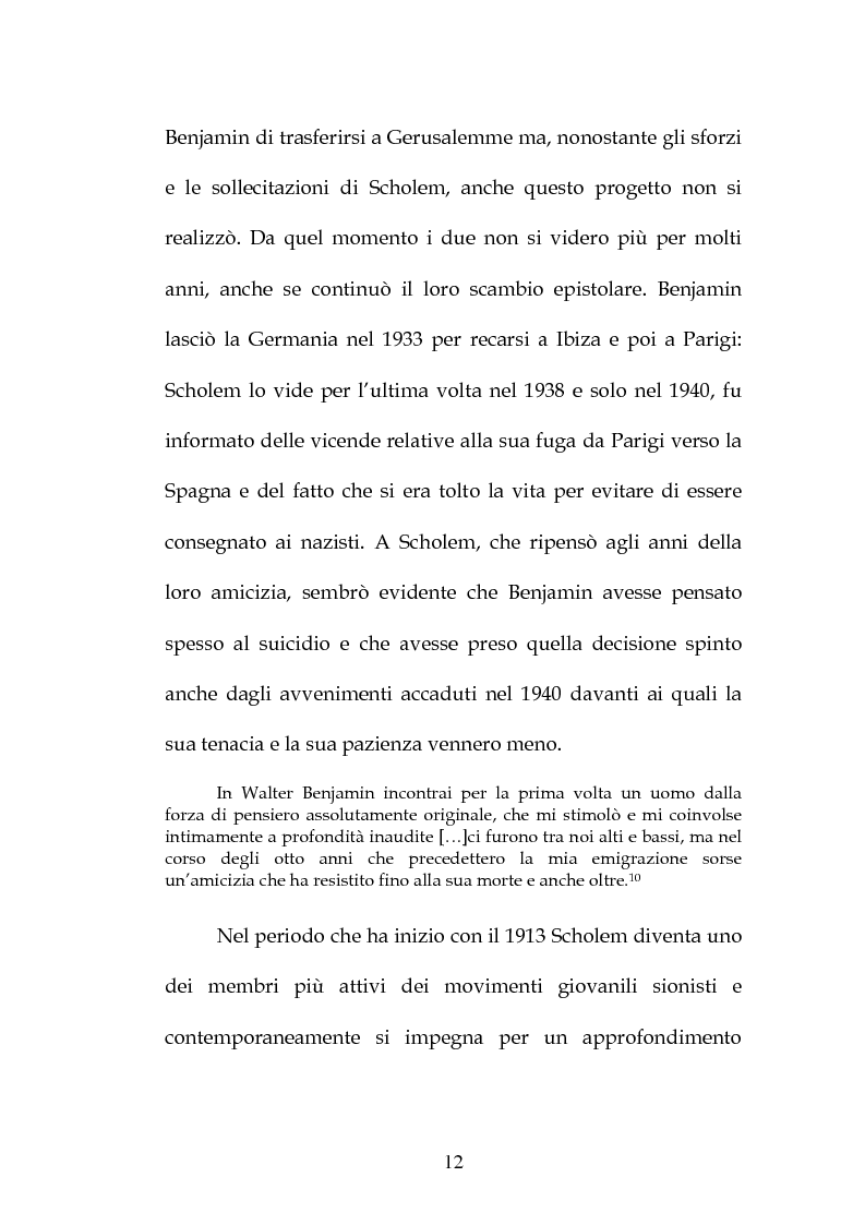 Anteprima della tesi: ''La dottrina si tramanda in silenzio e non tramite il silenzio'' Le interpretazioni della mistica ebraica nel pensiero di Gershom Scholem, Pagina 12