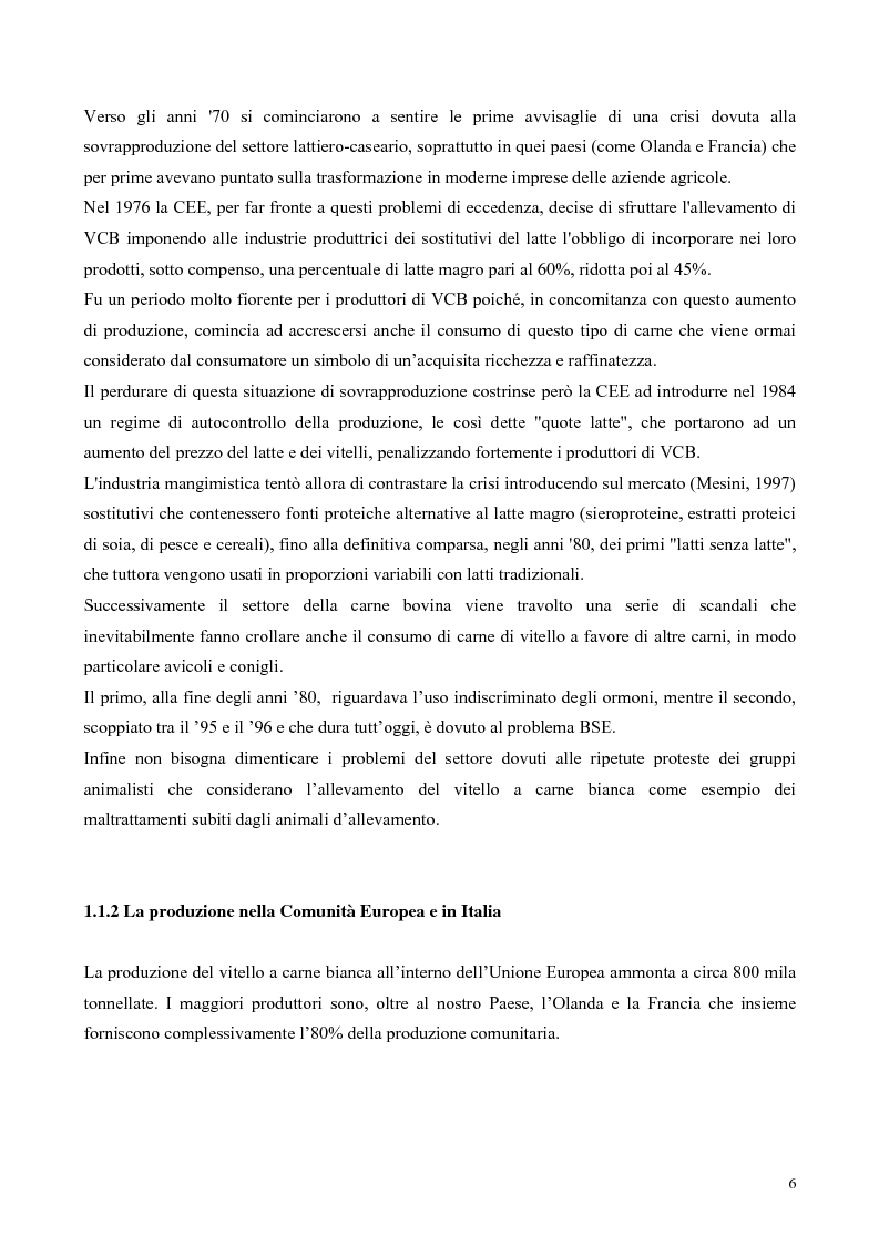 Anteprima della tesi: Influenza di un trattamento con Boldenone su prestazioni produttive e qualità in vitello a carne bianca, Pagina 2