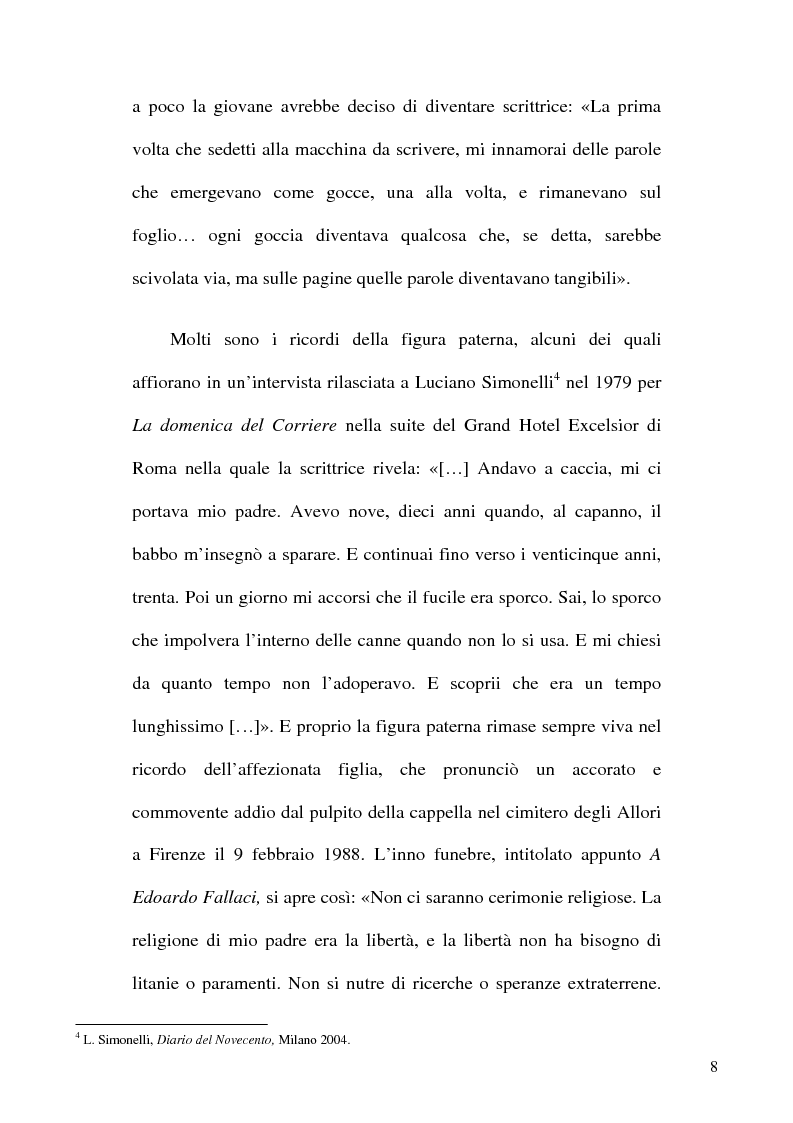 Anteprima della tesi: Le interviste nella storia di Oriana Fallaci: anatomia di una tecnica giornalistica, Pagina 7