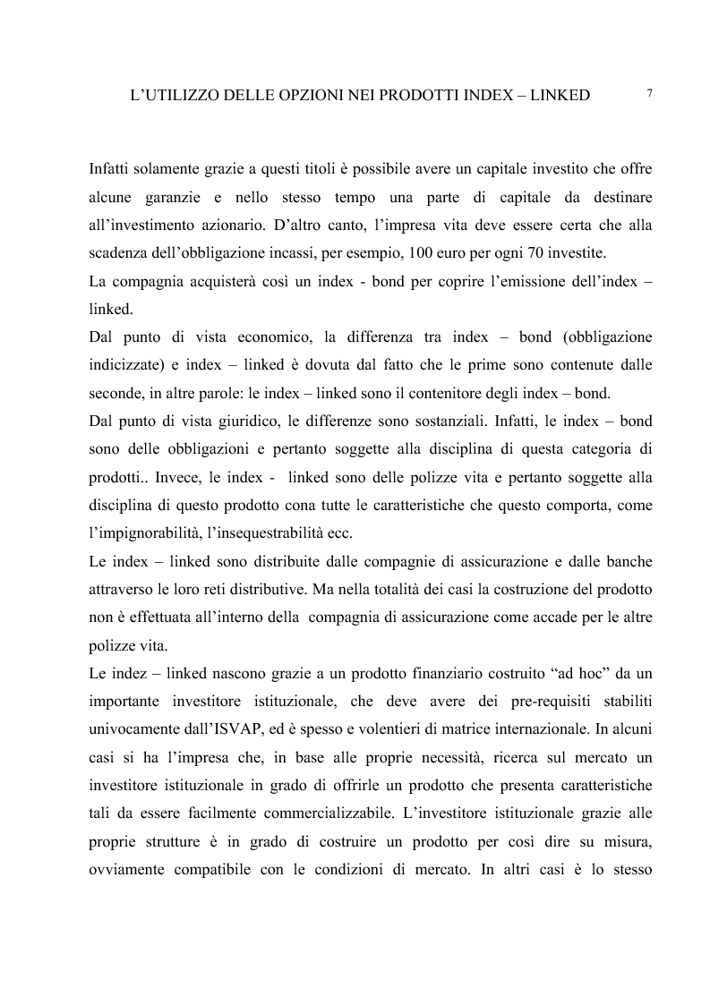 Anteprima della tesi: L'utilizzo delle opzioni nei prodotti Index-Linked, Pagina 3