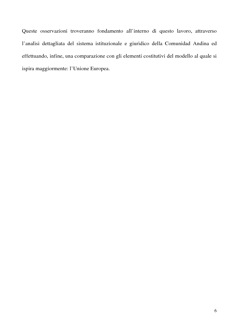 Anteprima della tesi: Comunidad Andina, Pagina 3