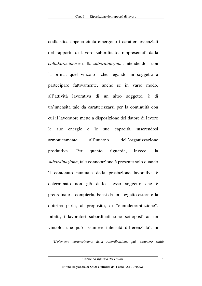 Anteprima della tesi: Il lavoro a progetto, Pagina 4