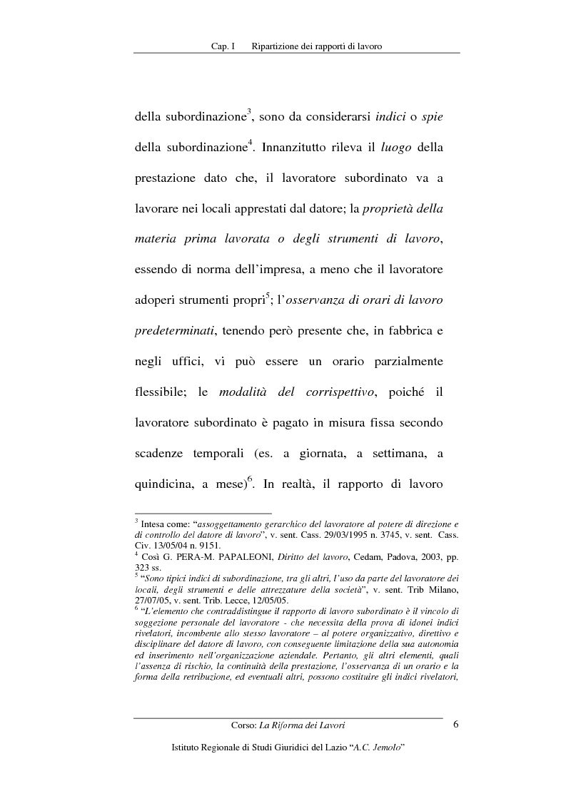 Anteprima della tesi: Il lavoro a progetto, Pagina 6