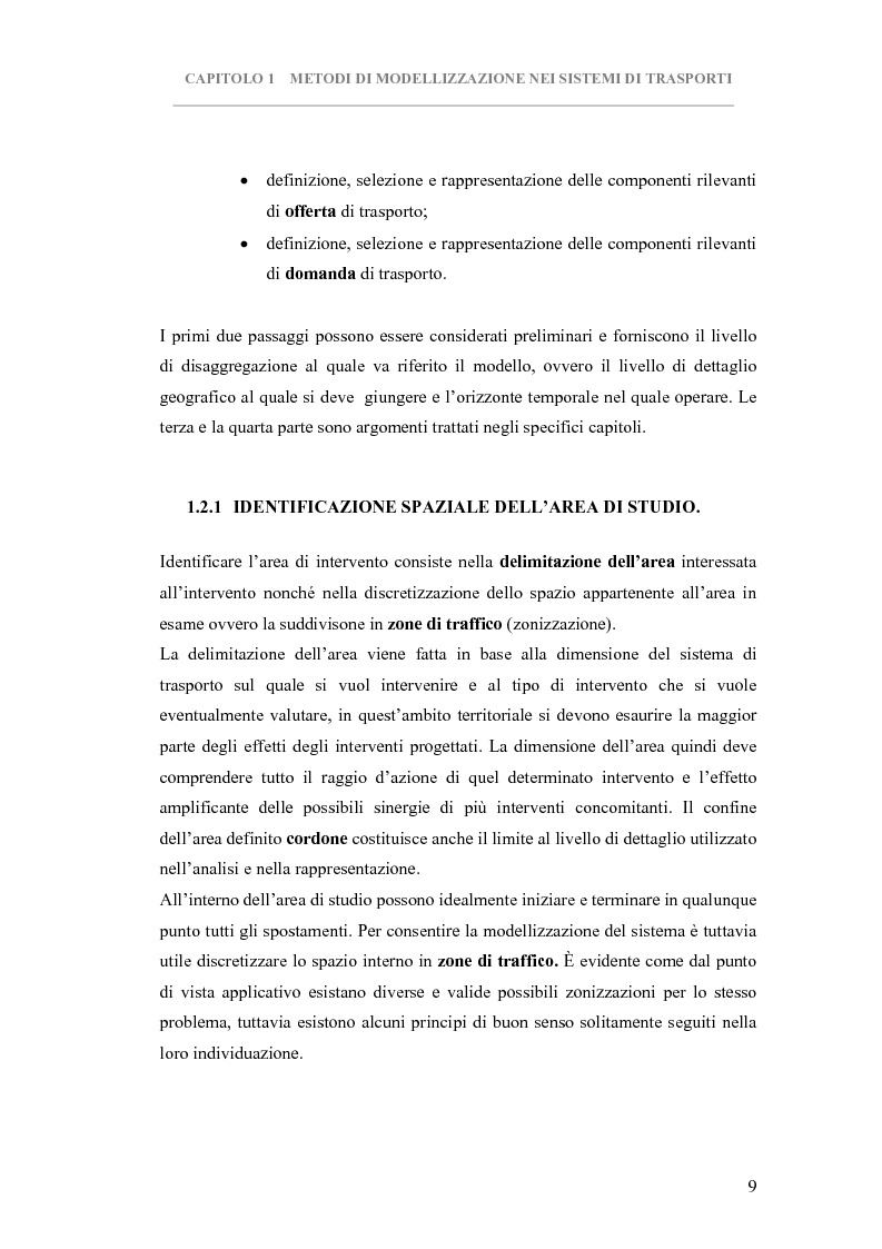 Anteprima della tesi: Metodologie per la modellazione software Paramics -Trips di un'area critica- Il caso CantonMombello Piazza Arnaldo a Brescia, Pagina 9