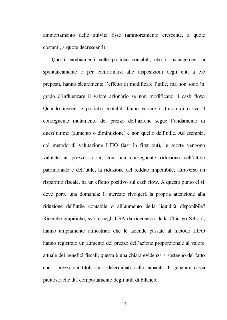 Anteprima della tesi: La valutazione delle aziende in perdita, Pagina 14