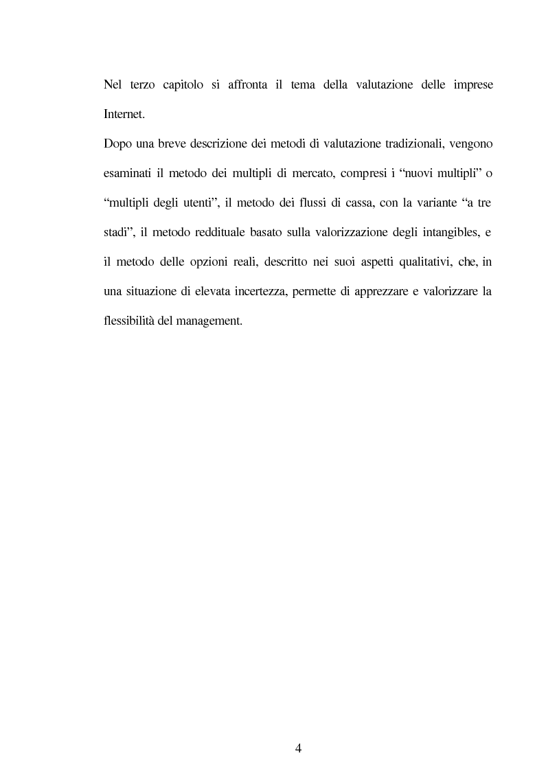 Anteprima della tesi: La valutazione delle aziende in perdita, Pagina 4